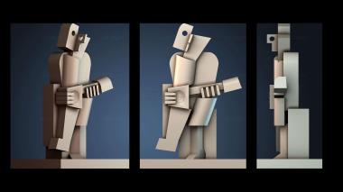 3D model Cubist sculpture (STL)