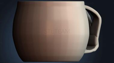 3D model A leaf cup (STL)