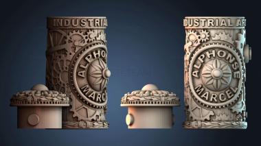 3D модель Стимпанк бокс Альфонс Марсель (STL)